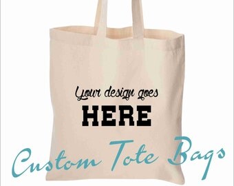 Custom Tote Bags  Design your own reusable canvas tote bag  Wedding ...