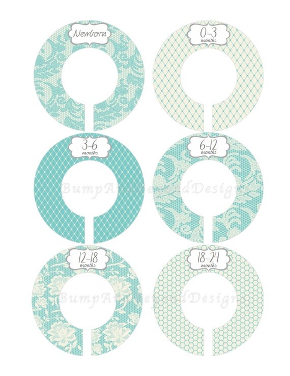 Custom Baby Closet Dividers Nursery Closet by BumpAndBeyondDesigns