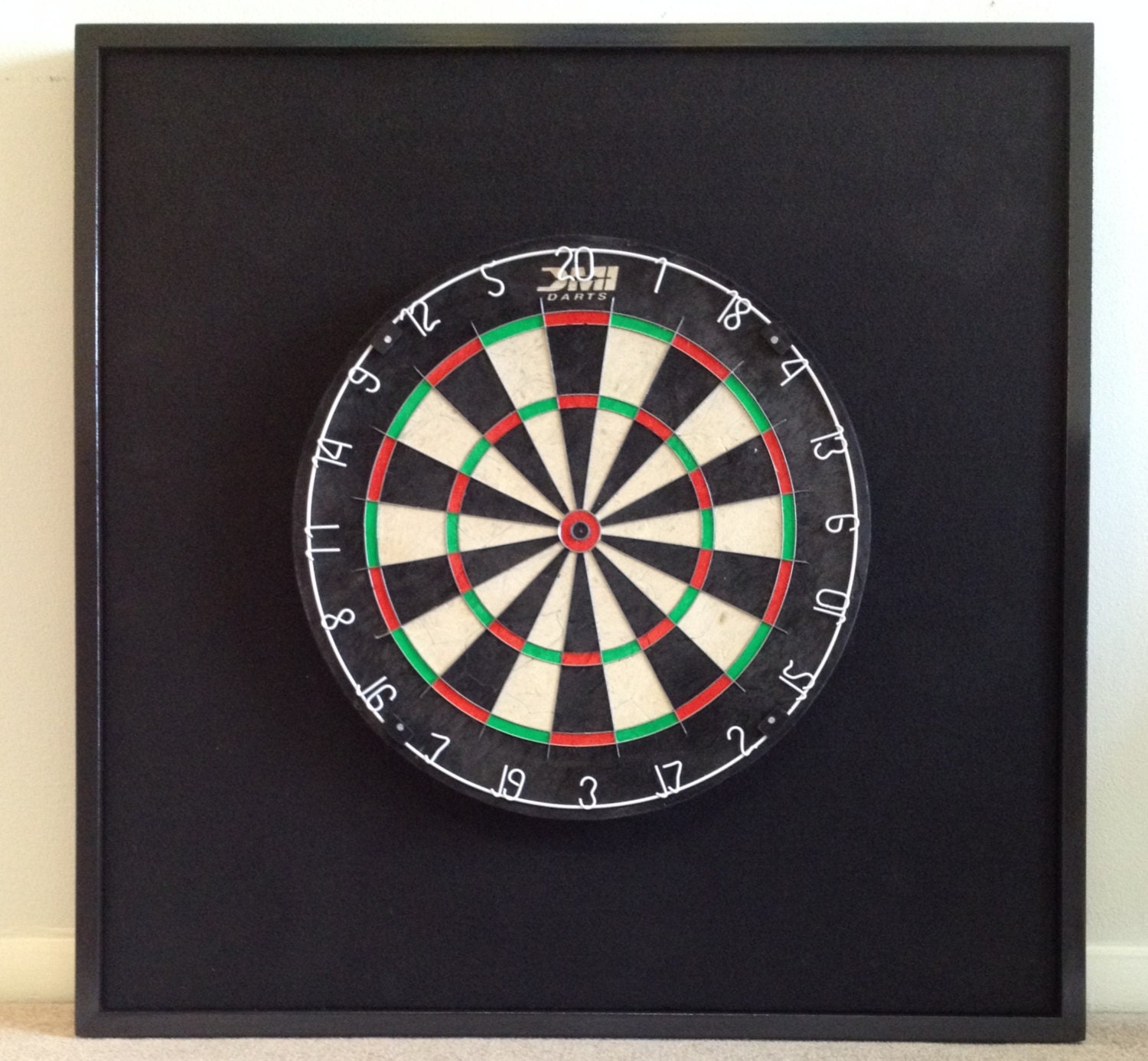 OVERSIZED 32 x 32 Black Dart Board