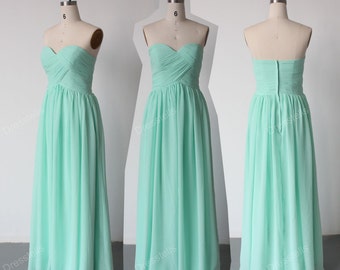 Bridesmaid Dresses - Mint Bridesmaid Dress /Cheap Bridesmaid Dress ...