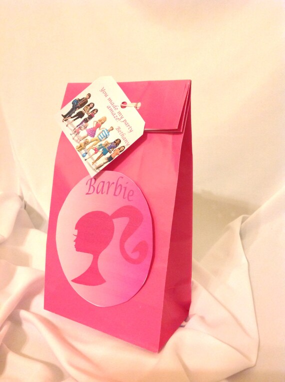 Items similar to PRINTABLE Barbie Goody Bag Decorations on Etsy