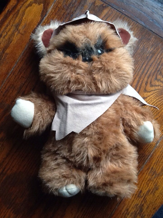 vintage ewok stuffed animal