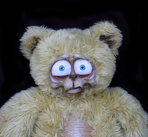 scary teddy bear plush