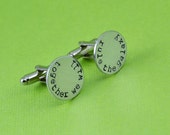 Together We Will Rule The Galaxy Cuff Links- Star Wars - Hand Stamped Gift Il_170x135