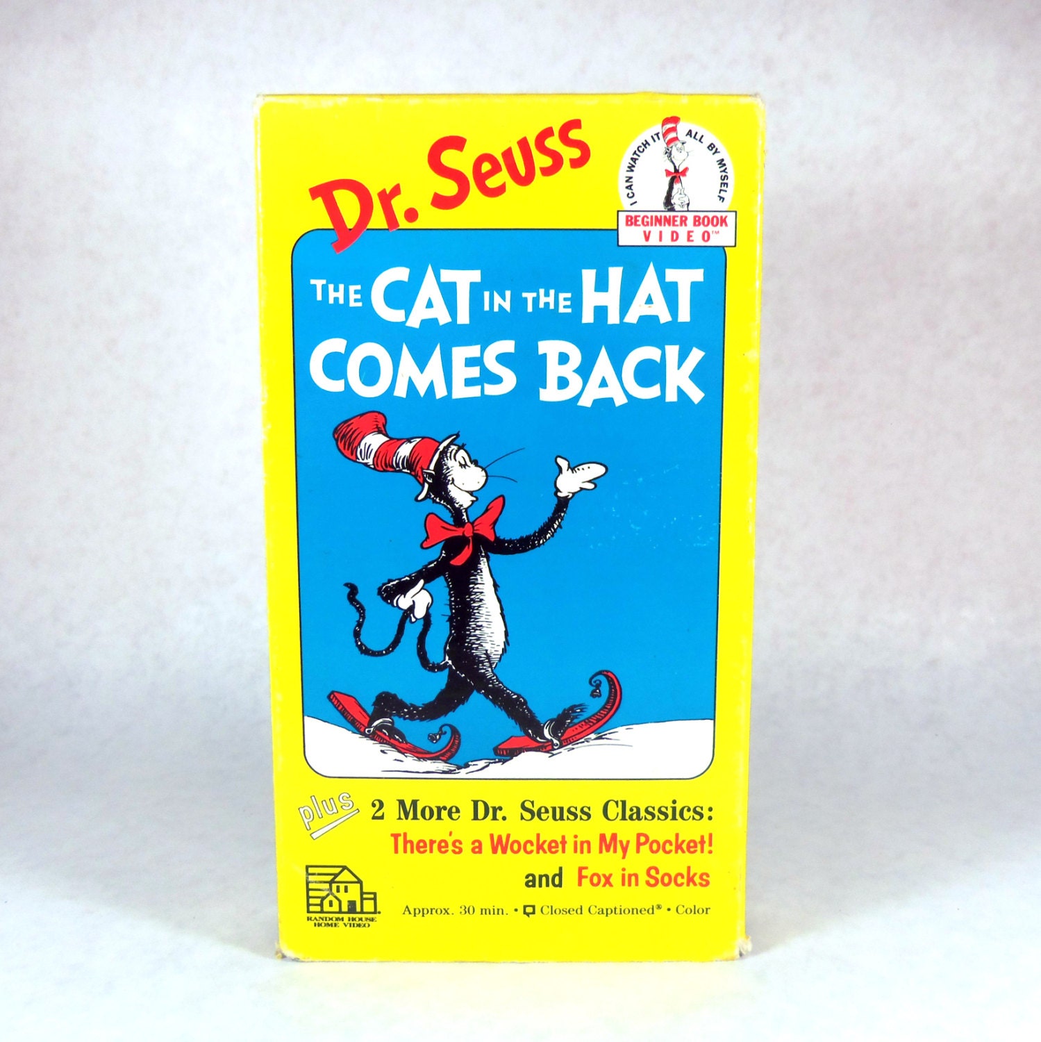 Vintage VHS Dr. Seuss The Cat In The Hat Comes by TheJunkinSailor