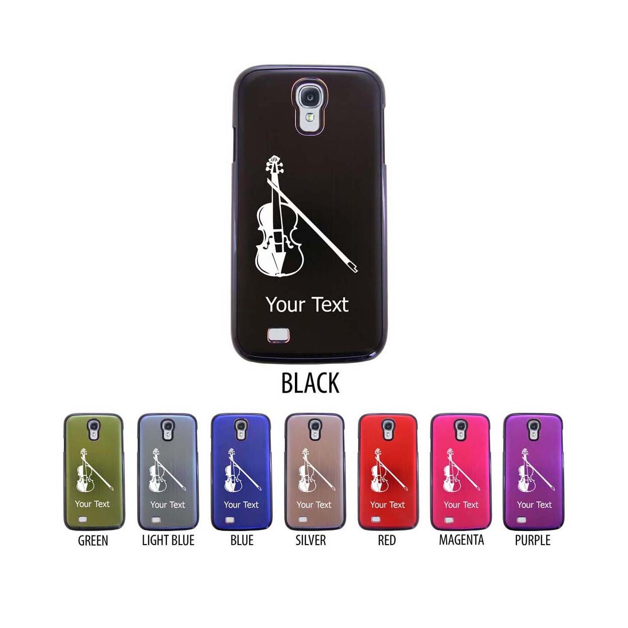 Personalized Engraved violin Case for Samsung by CustomGiftsNow