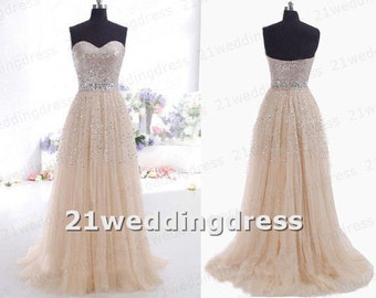 Sleeveless Maxi Sequin Regular Wedding Dress bnc8006
