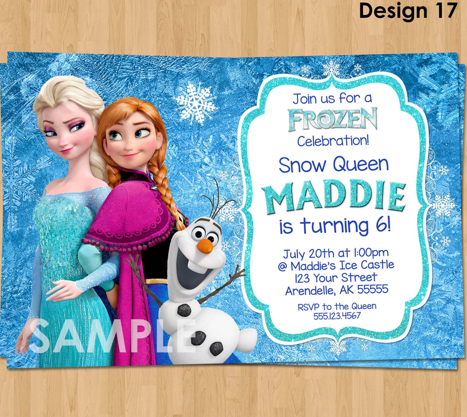 Frozen Party Invitations 10