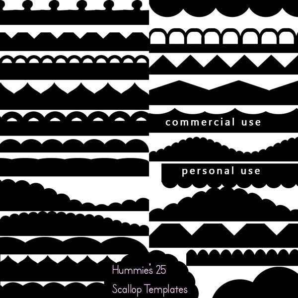 Astounding image within scalloped edge template printable Légend image inside scalloped edge template printable