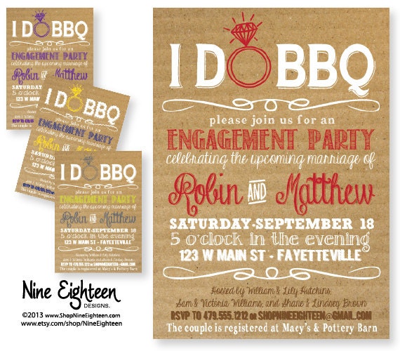 Bbq Themed Invitations 10