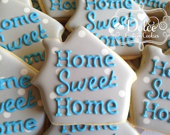 home/House warming/ Realtor gift to client/ Home sweet home cookies on home/House warming/ Realtor gift to client/ Home sweet home cookies on