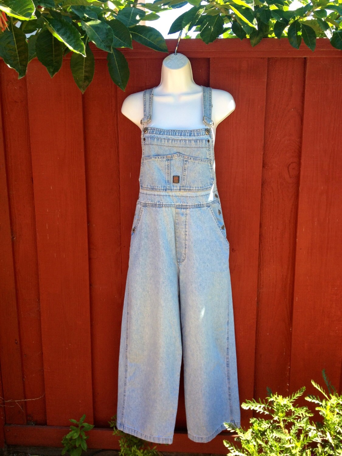 Vintage Grunge Hipster Soft Light Washed Denim Overalls in a Short Small steampunk buy now online