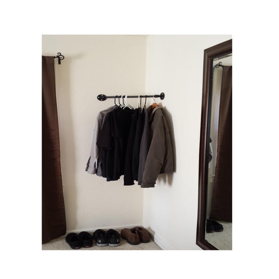 LARGE Clothing Rack Corner Closet Hang Anything Retail