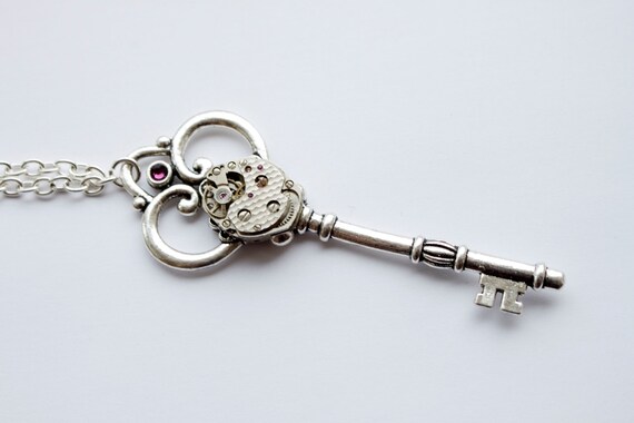 Clockwork Key Pendant