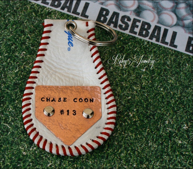 Baseball Mom Baseball Keychain Key ring Key by YourRiley5Jewelry