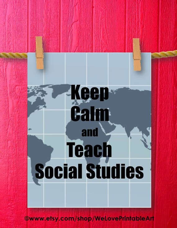 Gifts for Social Studies Teacher Back to by WeLovePrintableArt