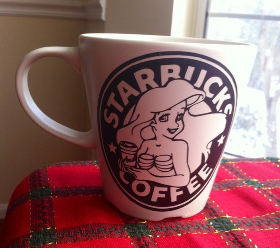 Disney princess mug, starbucks themed. starbucks mugs 