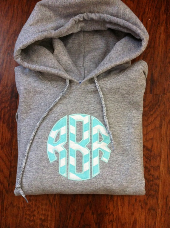 Personalized Applique Monogram Hoodie / by RingingAroundTheRosy