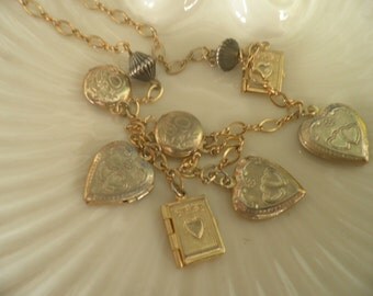 Popular items for vintage heart locket on Etsy