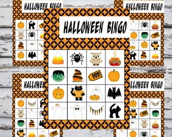 printable halloween bingo instant download 20 bingo cards halloween game school party - Free Printable Halloween Bingo Game Cards printable halloween bingo instant download 20 bingo cards halloween game school party - Free Printable Halloween Bingo Game Cards