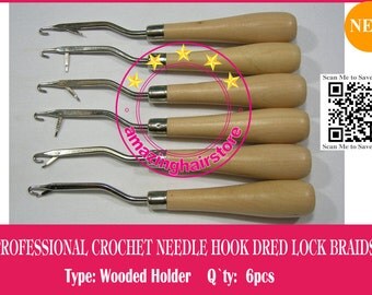 2/4/6/12/24 pieces Brand NEW Crochet Hair Needle Hook Dreadlock Dread Lock Tools- FREE SHIPPING
