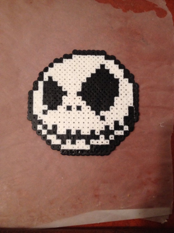 Jack the Skeleton Perler Bead by ThePinkTurtleLady on Etsy