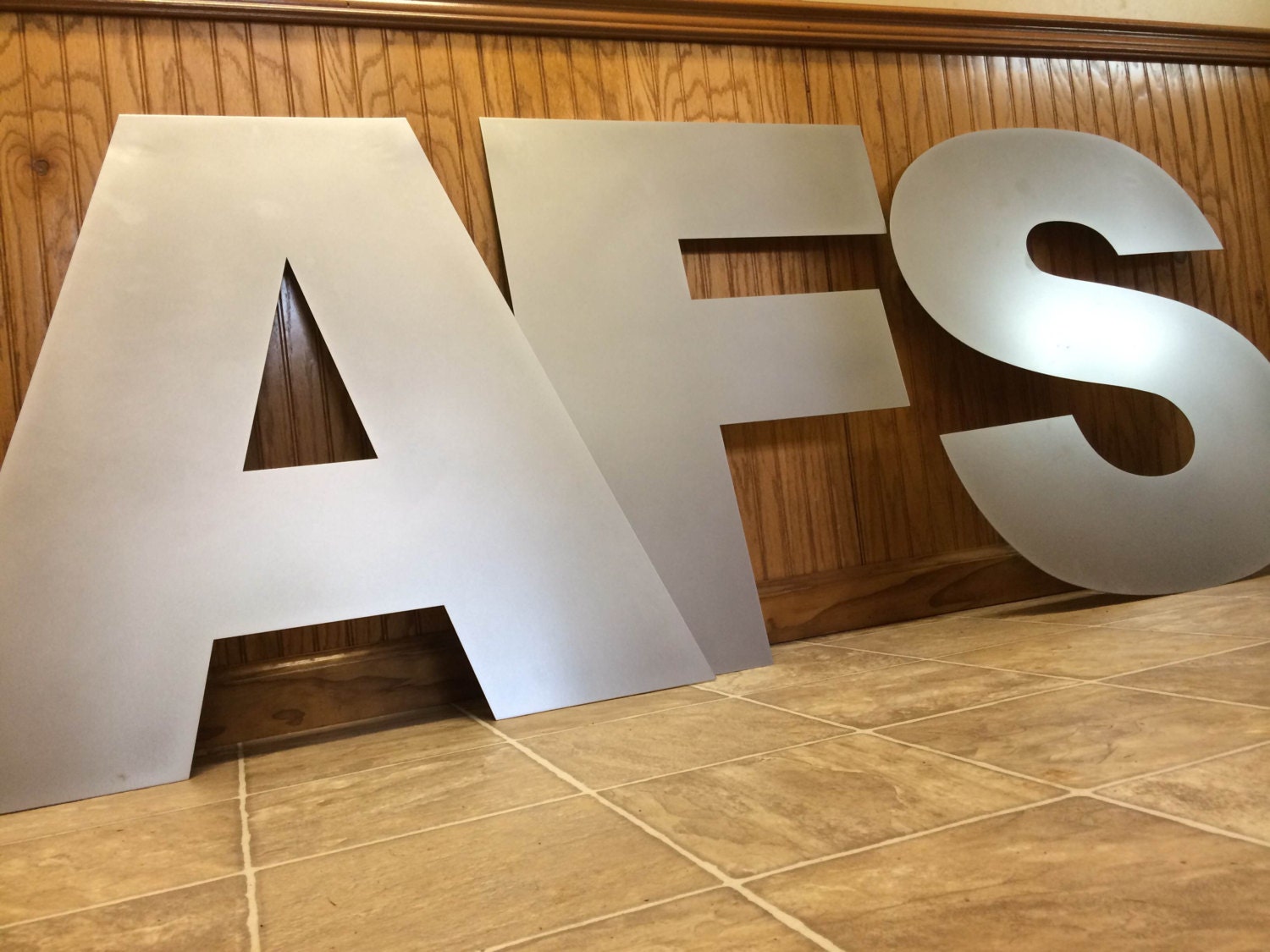 LARGE Metal Wall Letters