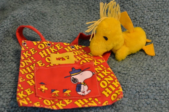 Snoopy Woodstock Hike On Canvas BackPack By Robineggsurprise