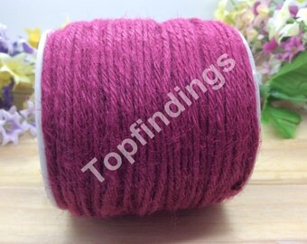 U Pick! 2mm Hemp Rope-Hemp Twine-Flax Kraft String-Hang Tag String-Rose