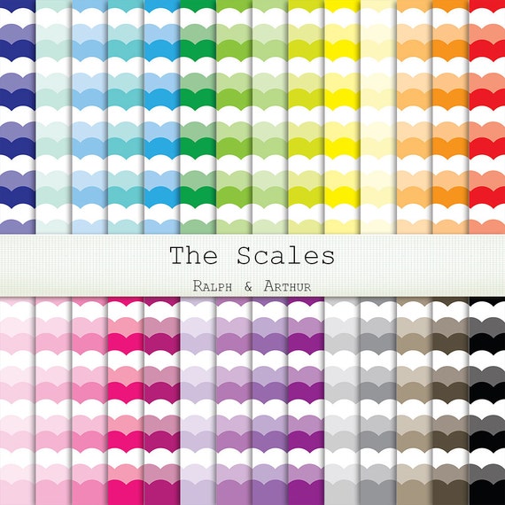 Items similar to Digital Paper - The Scales - 28 Sheets - Digital ...