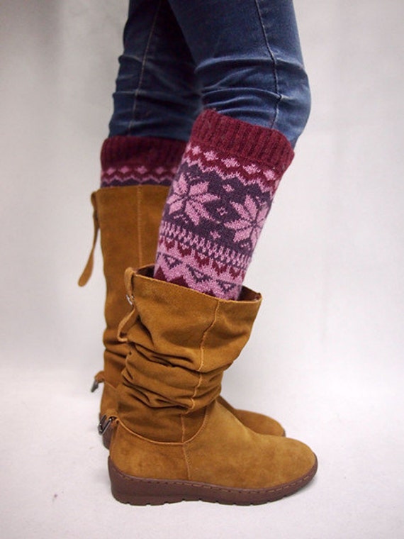 knee high knit sock boots