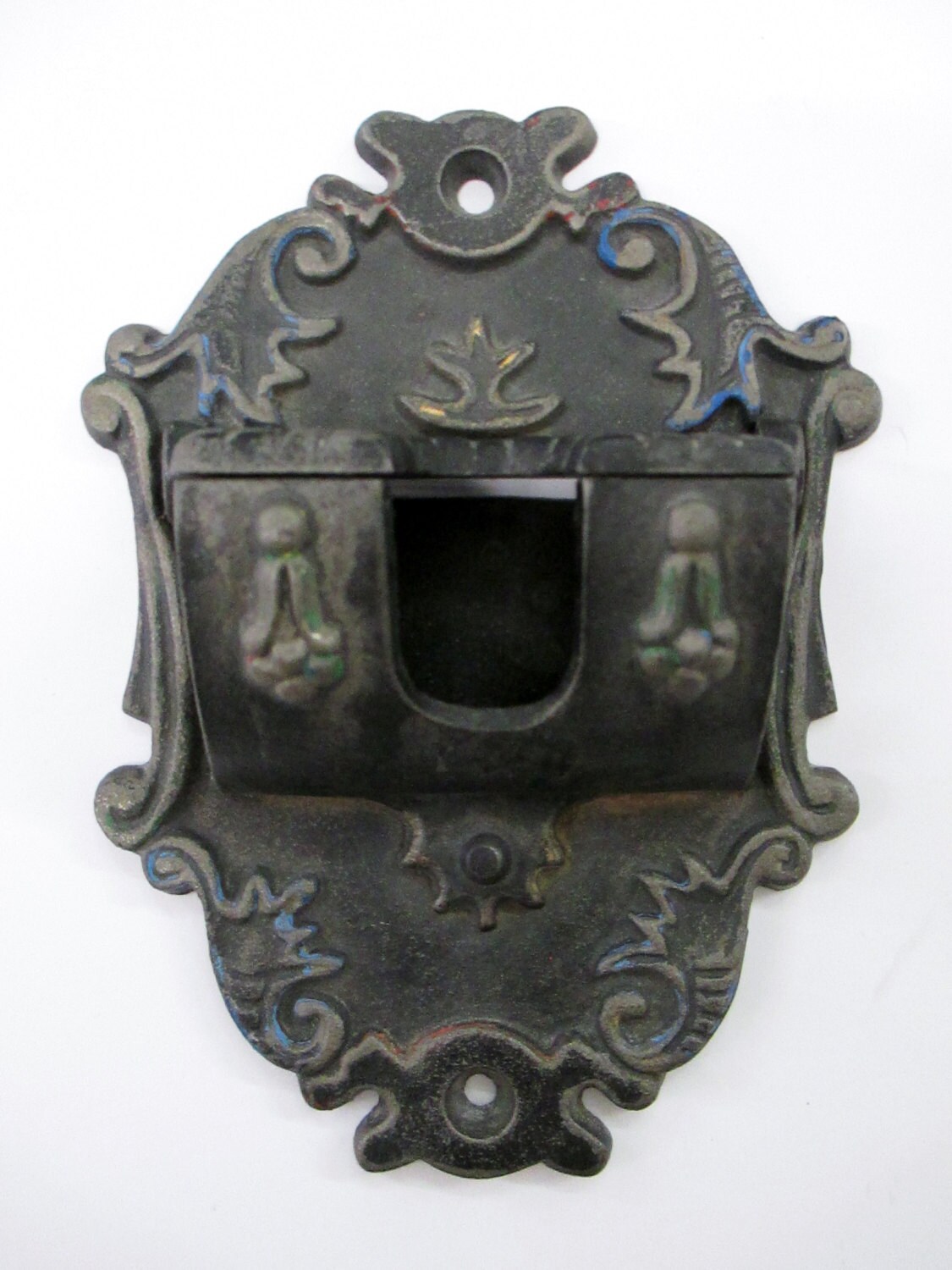 Match Holder/Match Safe Wilton Cast Iron Wall Mount by CGMGallery