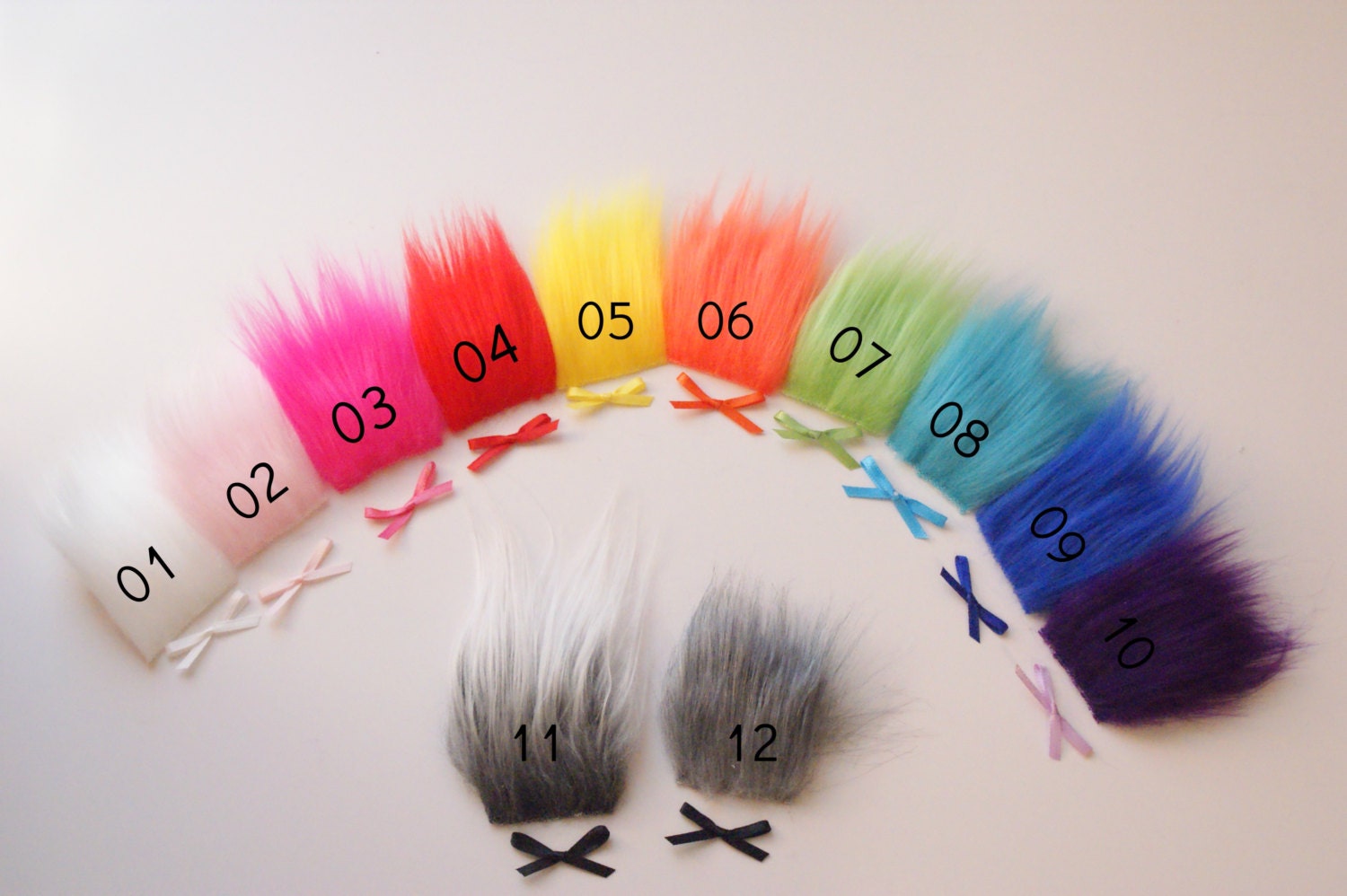 12 Party Favors Pencil Topper Fuzzy Furry Stocking Stuffer