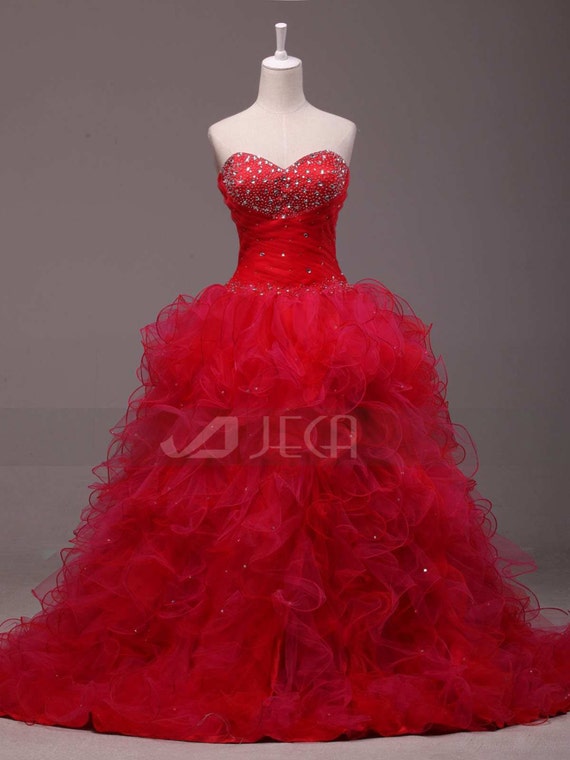 multi coloured ball gown