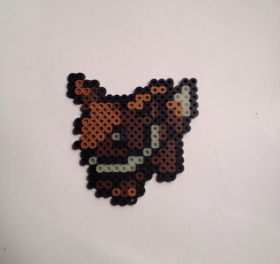 Glow in the dark perler bead pokemon sprites by KawaiiRyu on Etsy