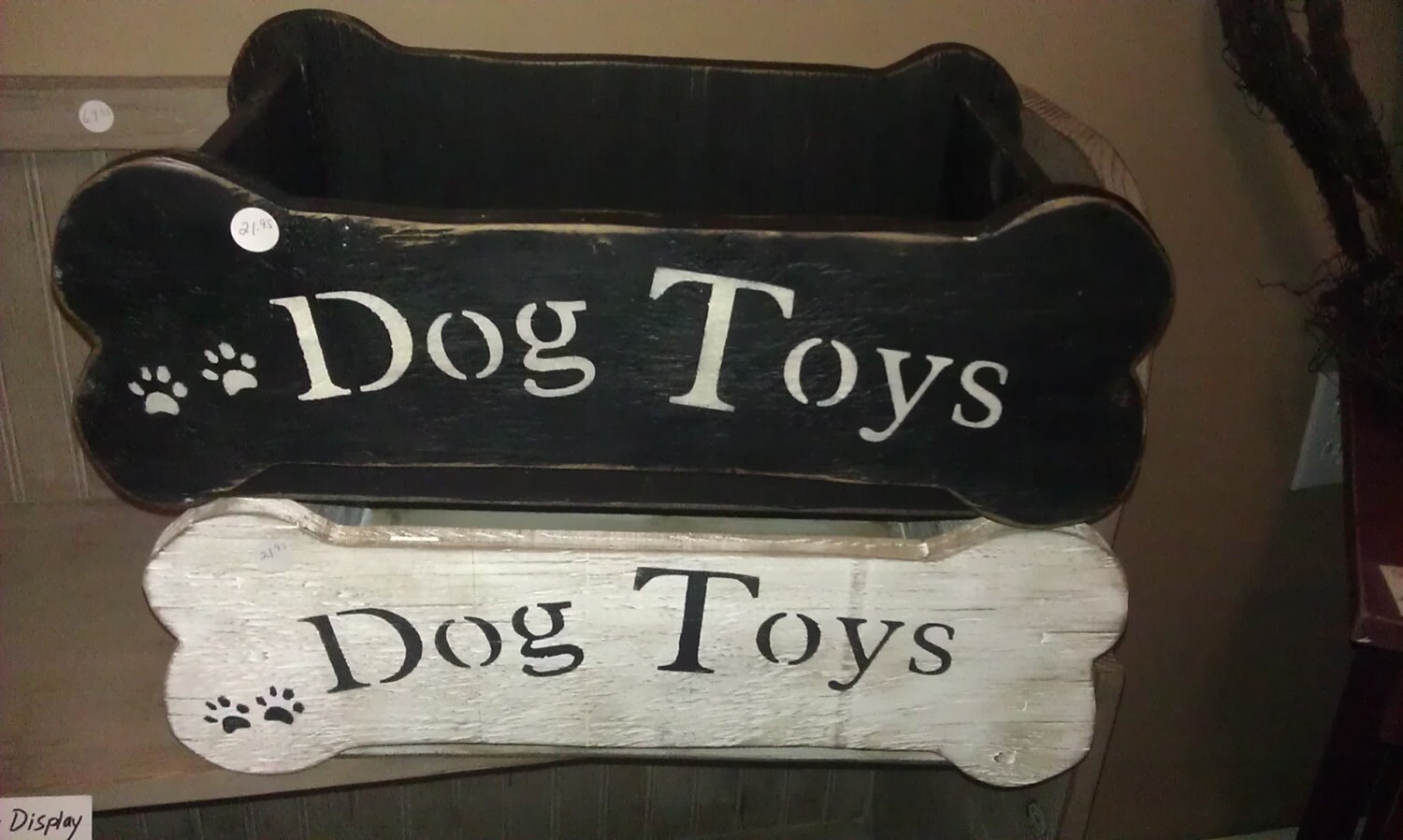 distressed toy box