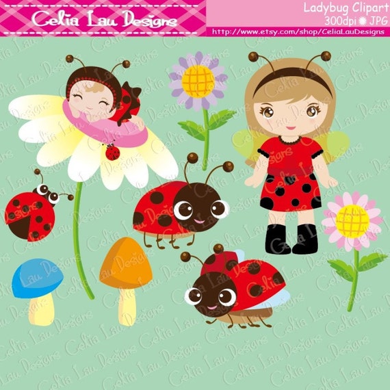 ladybug baby shower clip art - photo #47