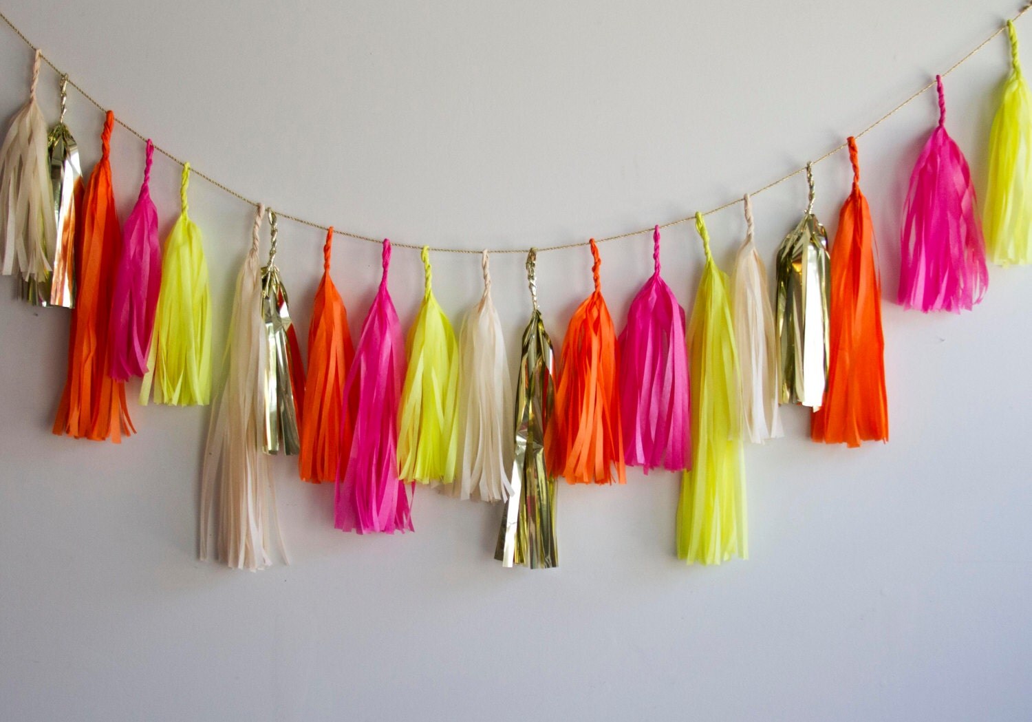 Electric Tassel Garland Modern Party Decor Summer Party