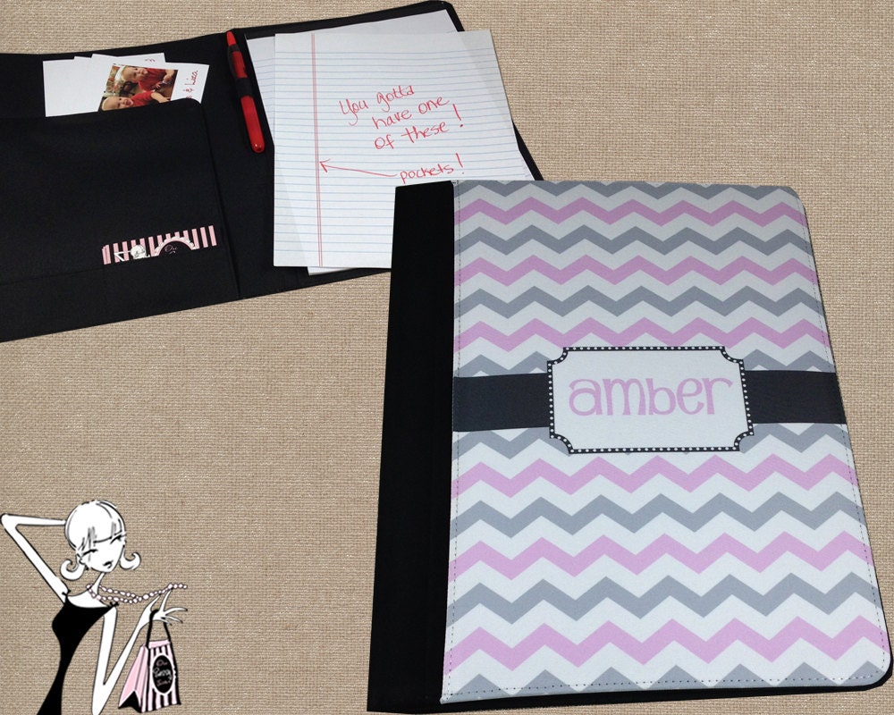 Personalized Legal Pad Portfolio Cover Custom by onesassysister