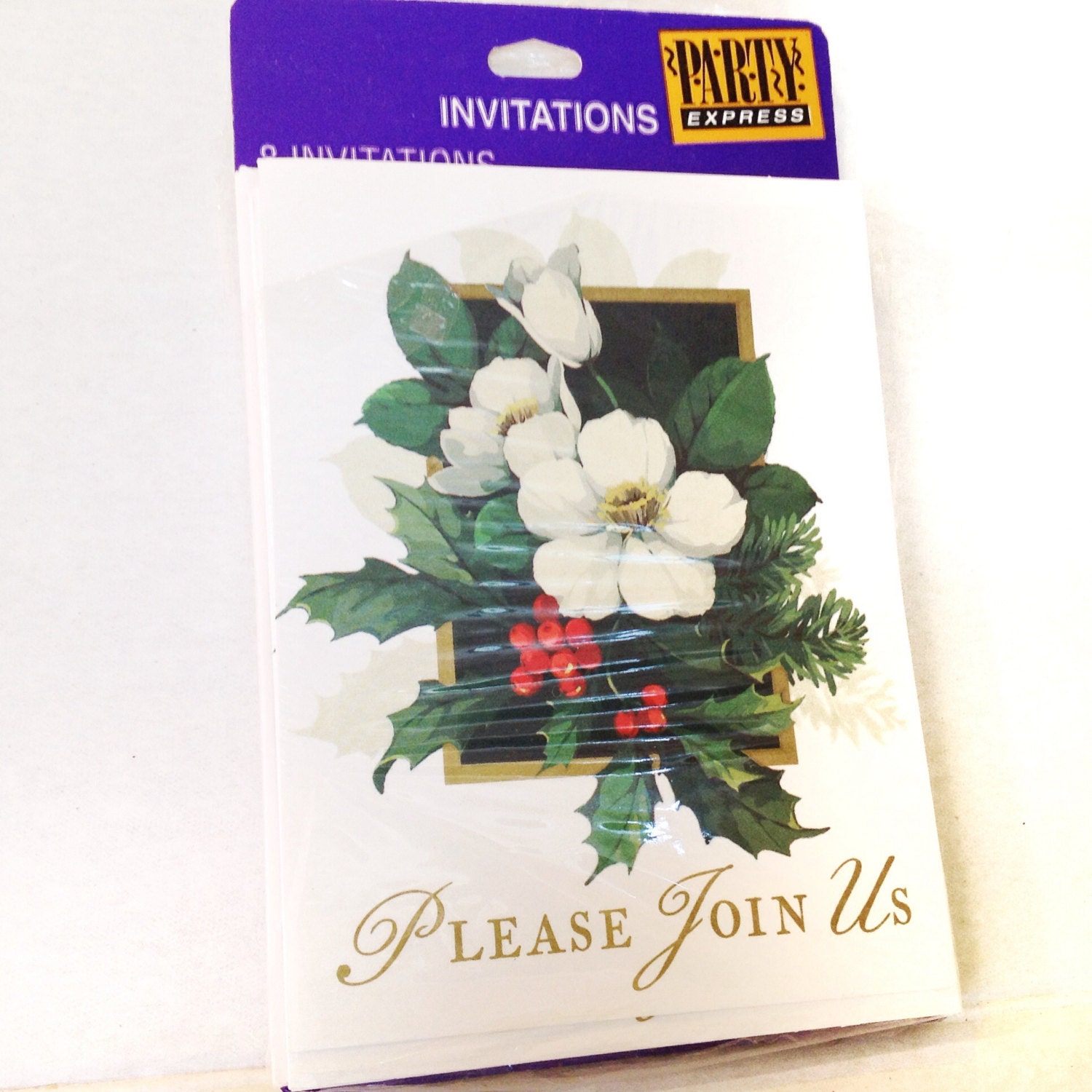 Hallmark Christmas Invitations Scrapbooking by