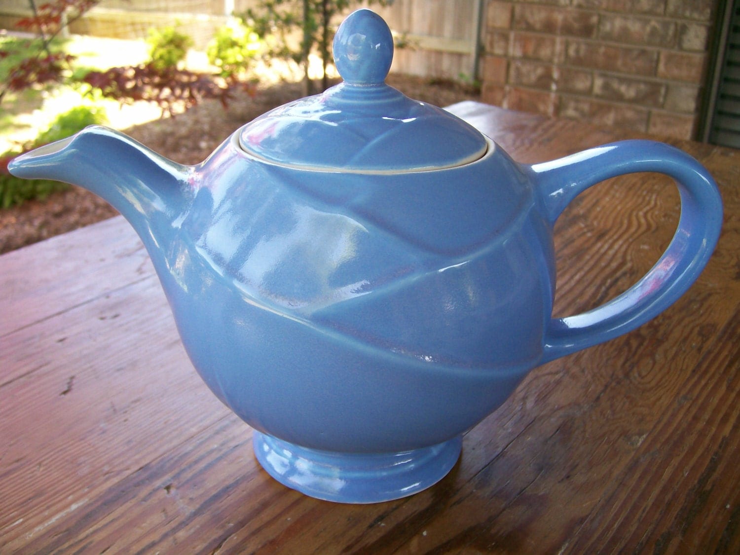 Vintage Hall Teapot in Blue by OakHillTraditions on Etsy