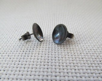 Little Domes - Oxidised Sterling Silver