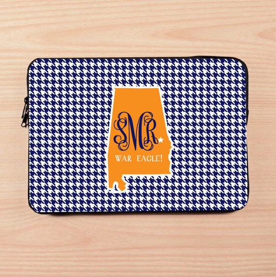 Items similar to Personalized Laptop Case, Monogram Laptop Case, Sleeve