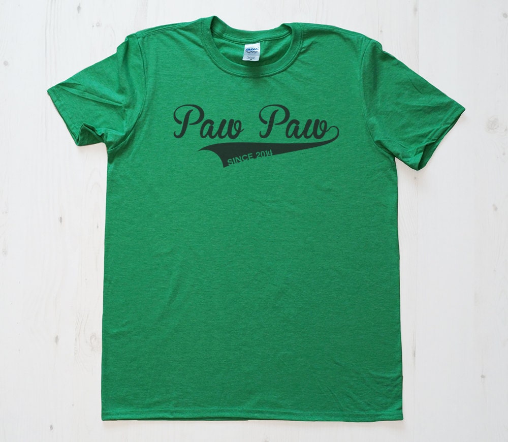 Paw Paw Since 2014 TShirt Tee TShirt Mens Womens by MintTees