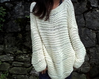 Knitted sweater Etsy