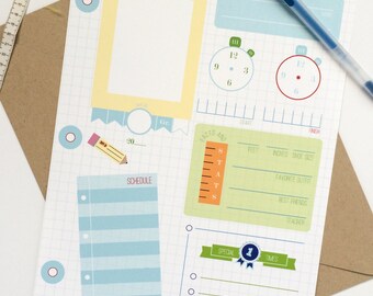 School Year In Review Memory Scrapbook Page INSTANT DOWNLOAD