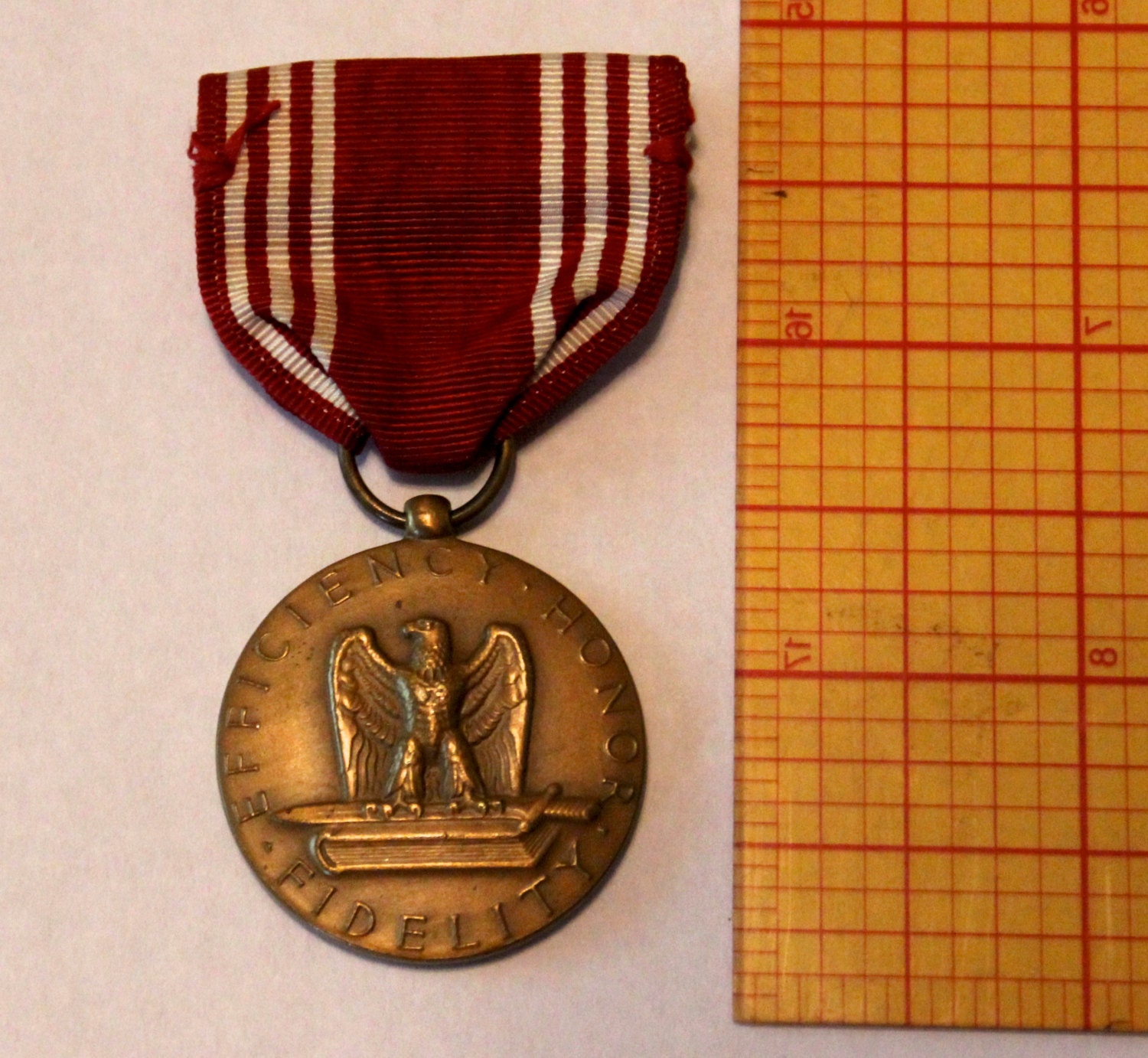 Vintage WWII Army Good Conduct Medal by VintagePollywog on Etsy