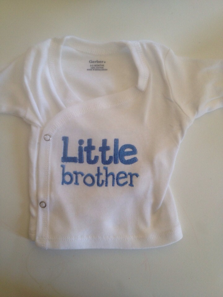 Little Brother Newborn Boy Shirt Newborn Boy Outfit