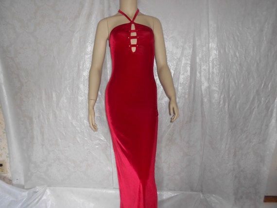 lycra material long gown styles