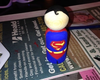 superman peg doll